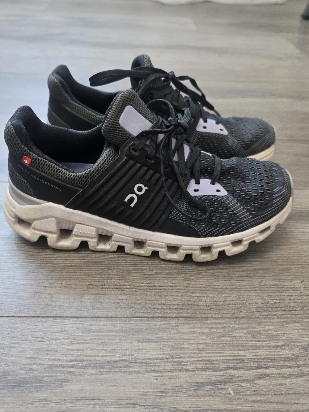 On Cloudswift running Sneakers Magnet/Lavender Size 6 Athletic Athleisure